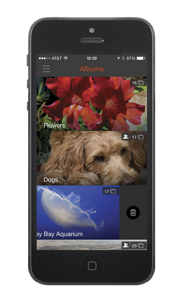 Eye-Fi Cloud system, app smartphone