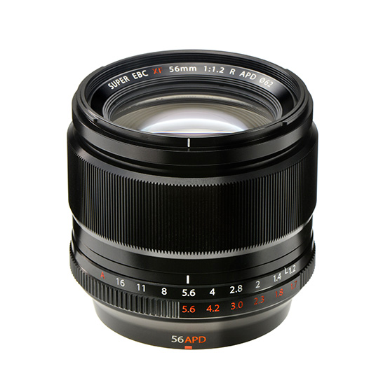Objetivo Fujinon XF 56 mm f/1,2 R APD, apodificado