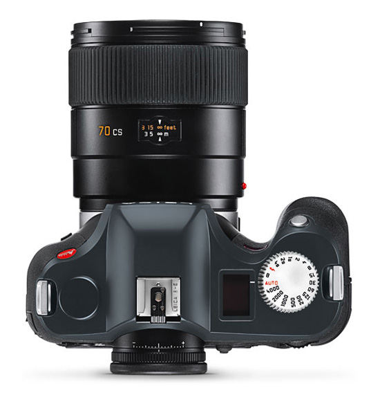 Cámara Leica S-E (Typ 006), vista superior