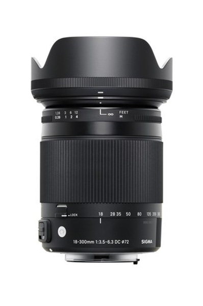 Sigma 18-300 mm DC MACRO OS HSM Photokina 2014, vertical view