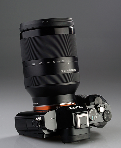 Sony 24-240 mm f/3,5-6,3, sobre una A7R