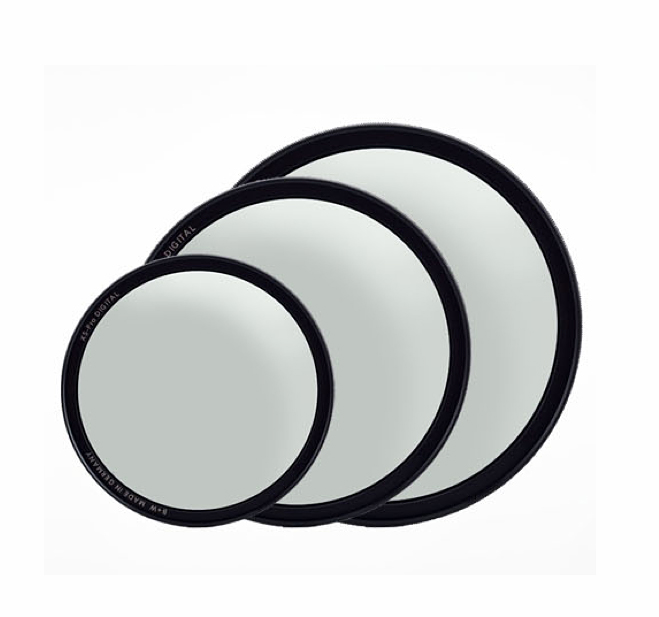 Grupo de filtros B+W, tamaños