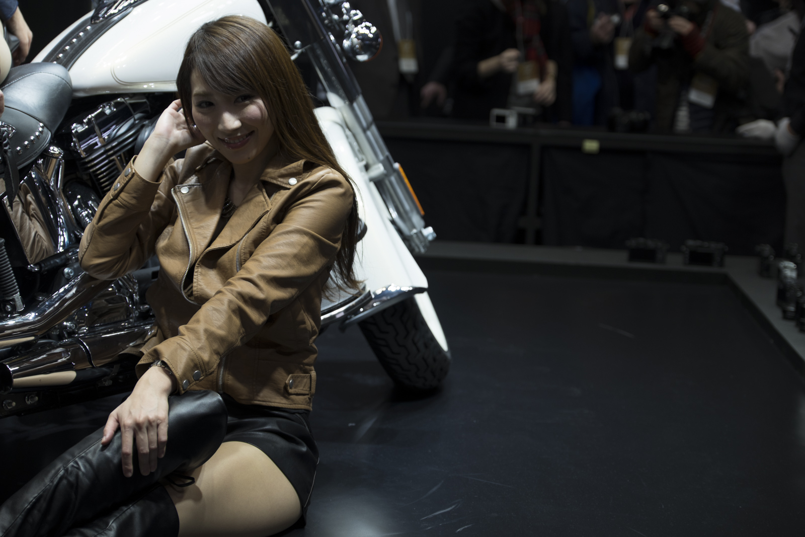 Fujifilm-XF 16-55 mm f/2,8, vista del estand Fujifilm en la CP+, toma en 