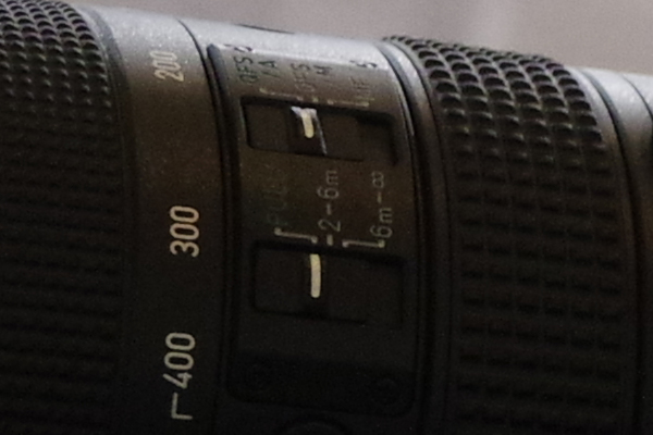 Pentax-DA 645 28-45 mm f/4,5 ED AW SR, detalle ampliado de una toma