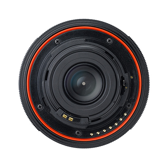 Objetivo HD Pentax-DA 18-50 mm f/4-5,6 DC WR RE, vista posterior con junta de sellado