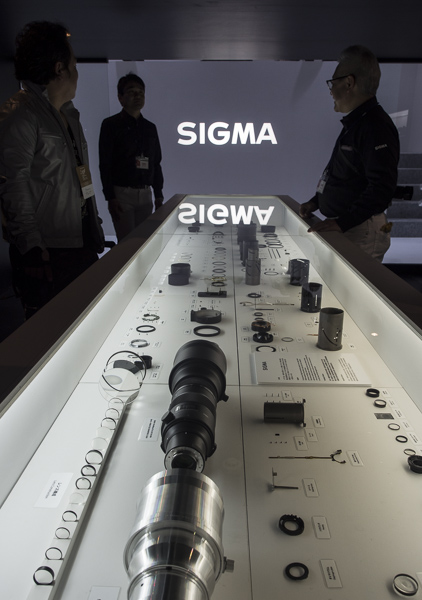 Sigma, vitrinas de despieces de producto