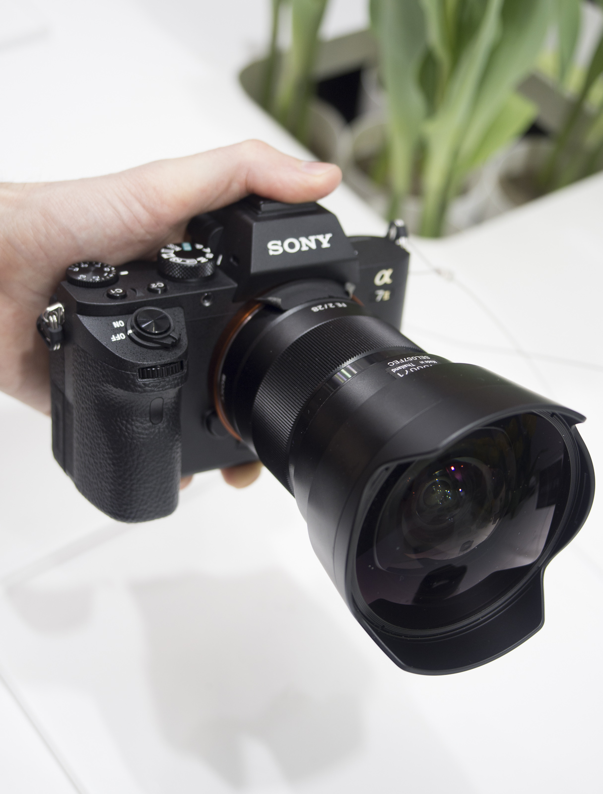 Sony FE 28 mm f/2 con convertidor 