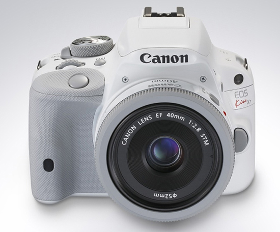 Canon Kiss X7, japonesa, en blanco