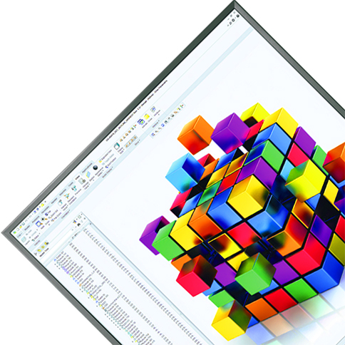 Monitor cuadrado Eizo FlexScan EV2730Q, vista parcial