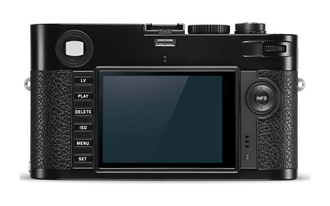 Leica M-P , vista dorsal