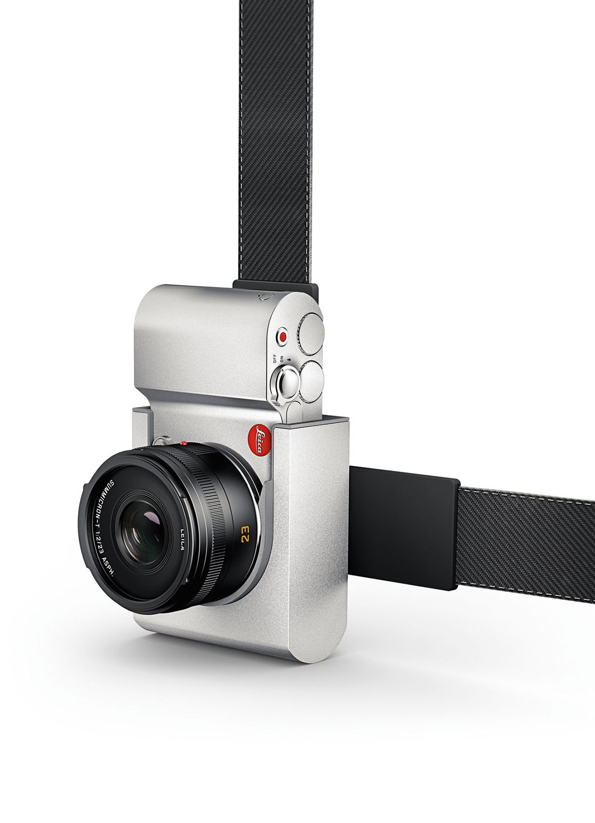 Leica T con un precioso "Aluminium Holster"