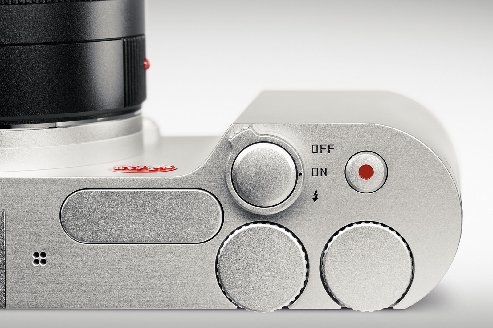 Leica T, mandos de la parte superior