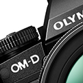 Olympus OM-D E-M1, vista parcial