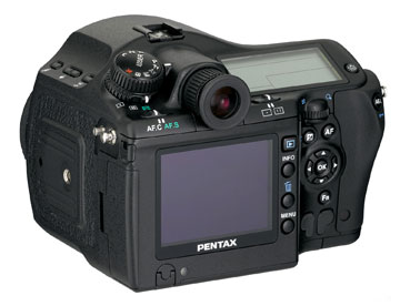 Pentax645 Digital, dorso
