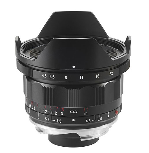Objetivo Voigtländer Super Wide-Heliar Asph 15 mm f/4,5 II o 2014, hacia arriba
