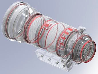 Sigma 150-600 mm f/5-6,3 DG OS HSM Sport, juntas de sellado