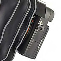 Cámara técnica Cambo Actus, vista muy parcial con cuerpo de Sony A7R