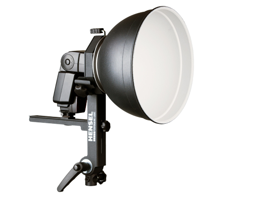 Adaptador Hensel EH Systemblitzadapter, para flash de zapata, con parábola