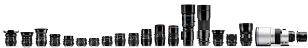 Línea de objetivos de las series V y FE, compatibles con el respaldo digital Hasselblad CFV 50c
