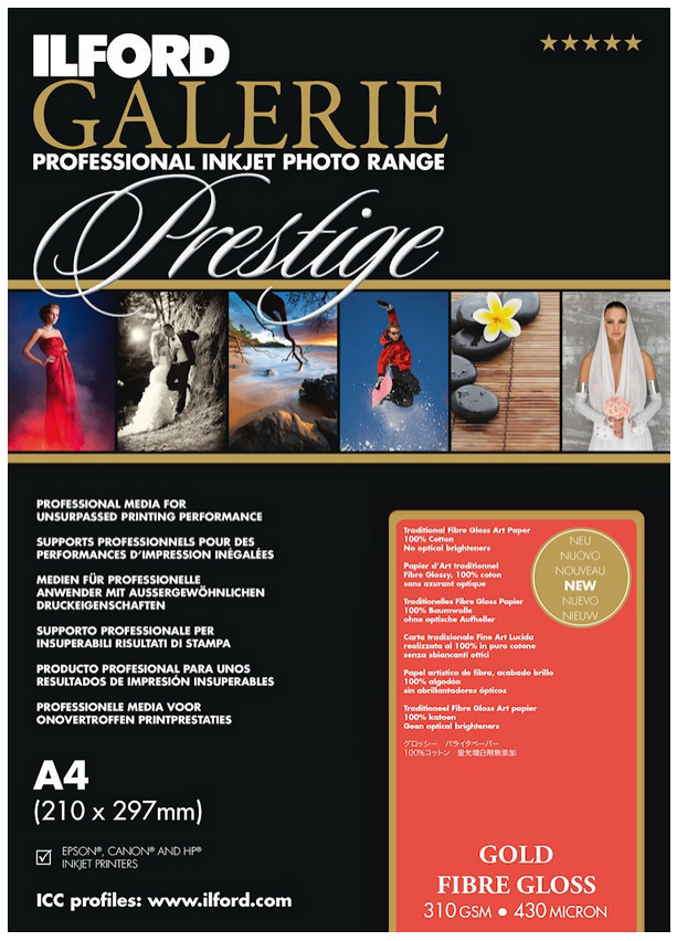 Papel Ilford Galerie Prestige Golf Fibre Gloss