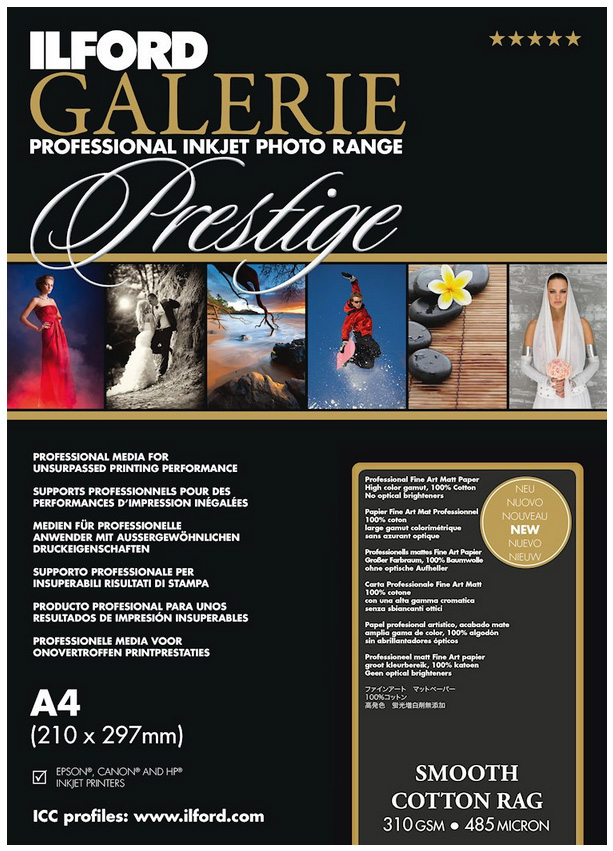 Papel Ilford Galerie Prestige Smooth Cotton Rag