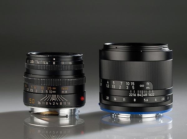 Leica Summicron-M 50 mm f/2 y Zeiss Loxia Planar T* 50 mm f/2